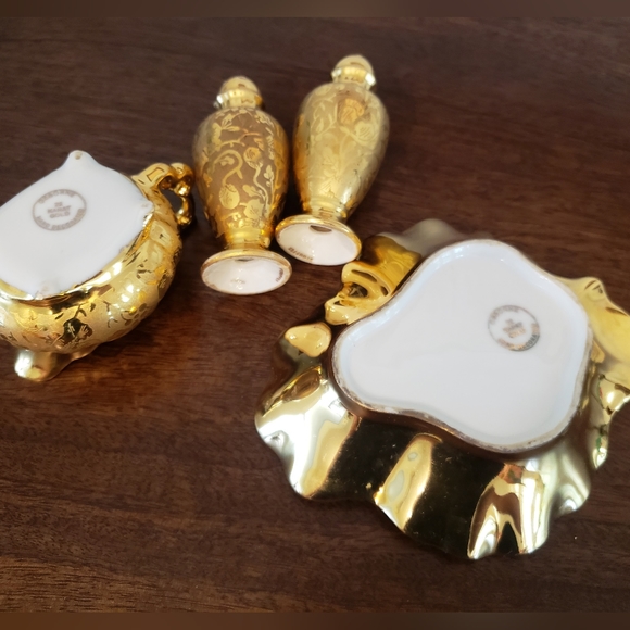 22K Gold Osborne Vintage Set 4 pieces - Picture 6 of 11